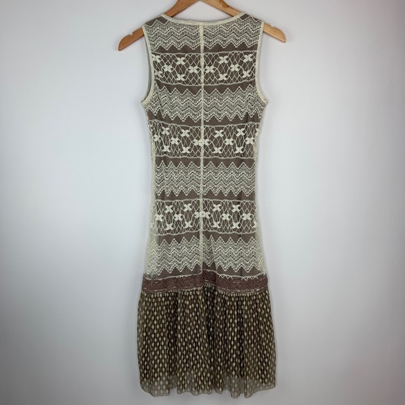 Anthropologie Areve Crochet Knit Dress Size Small - Picture 5 of 8
